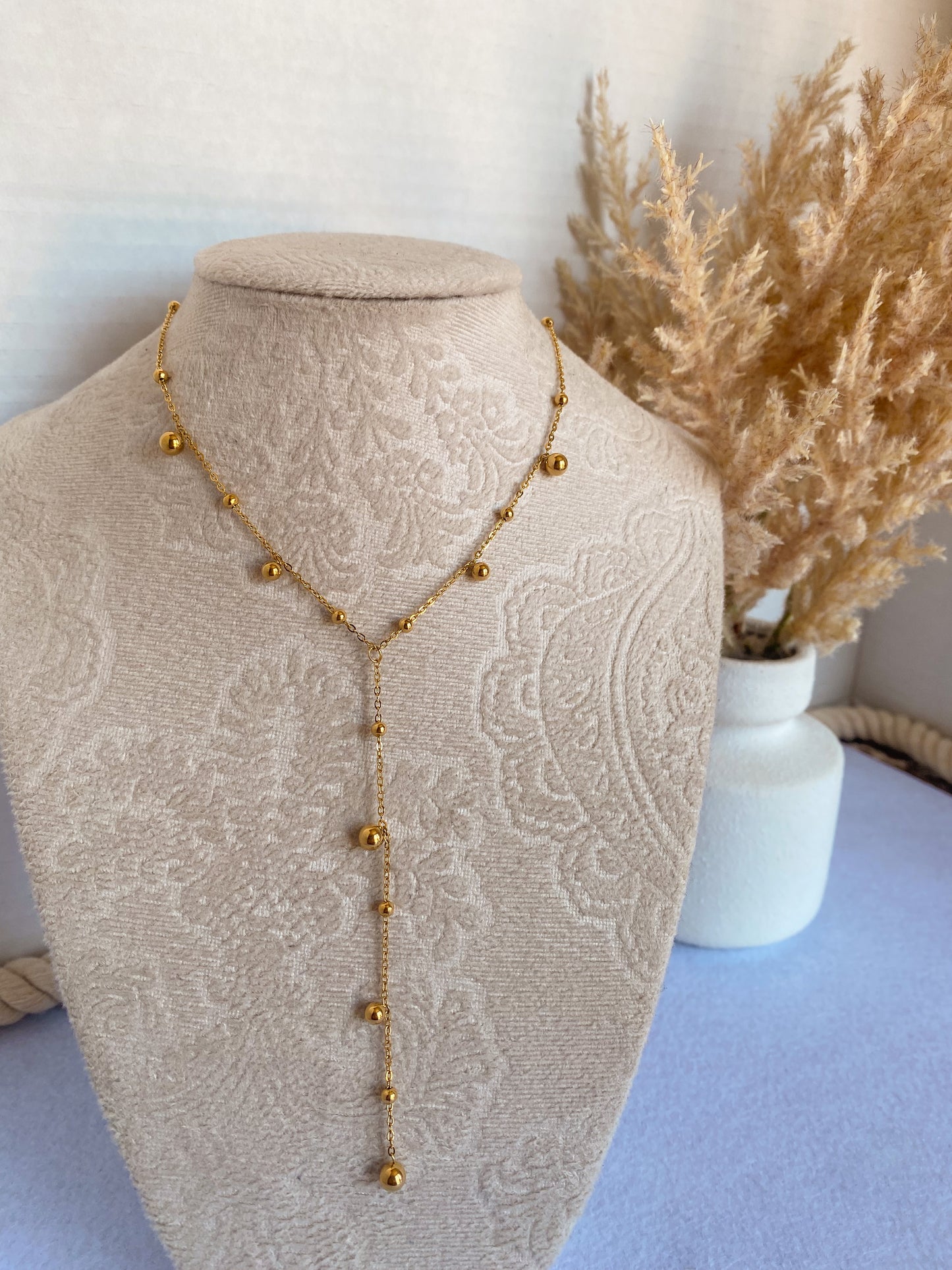 Bolita chest necklace